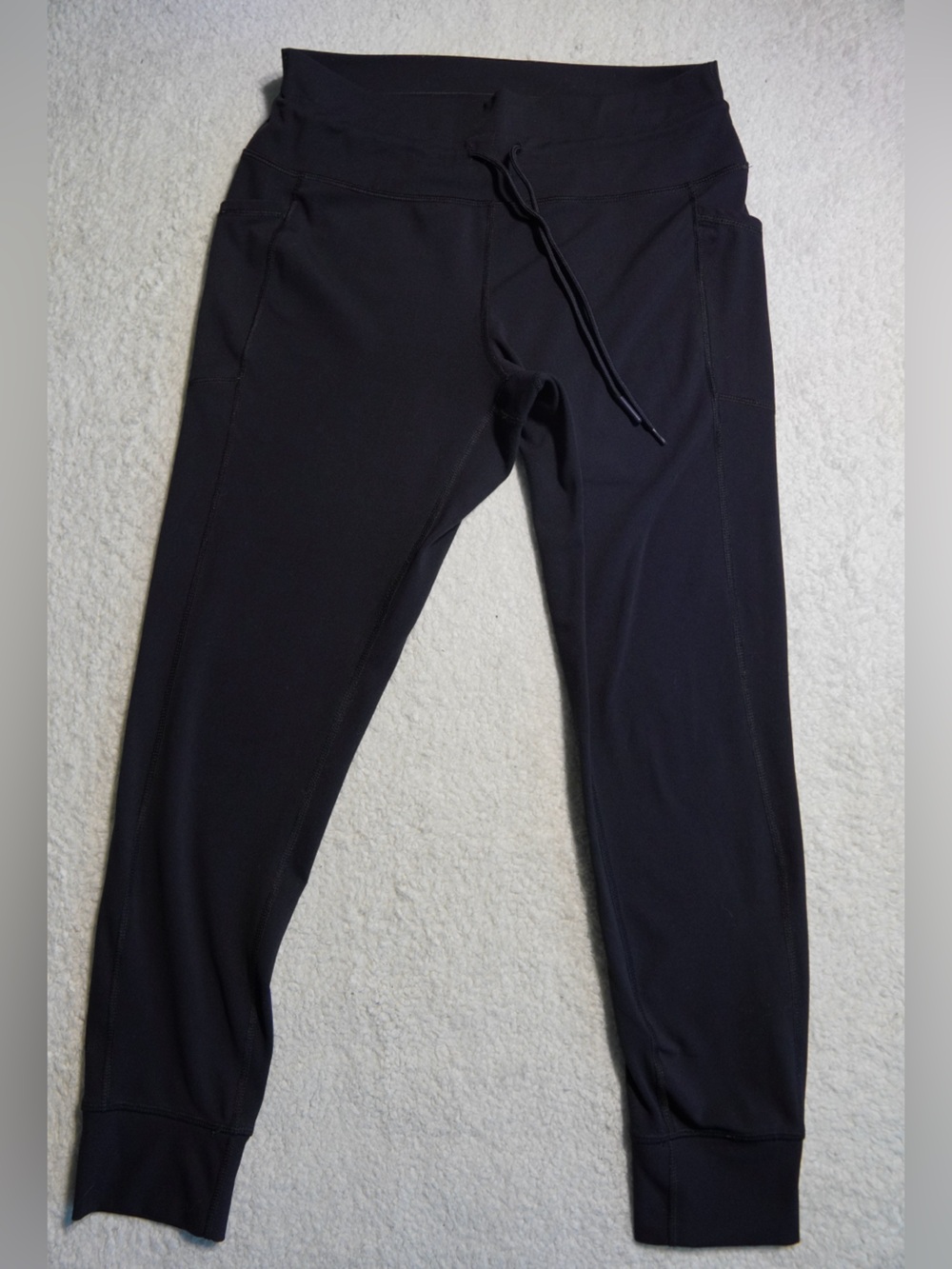 Spyder Active Black Joggers Leggings Women’s Size Large Drawstring High Waist